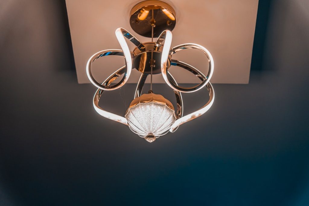 Photo copper wall lamp
