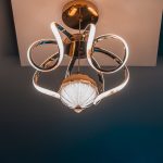 Photo copper wall lamp